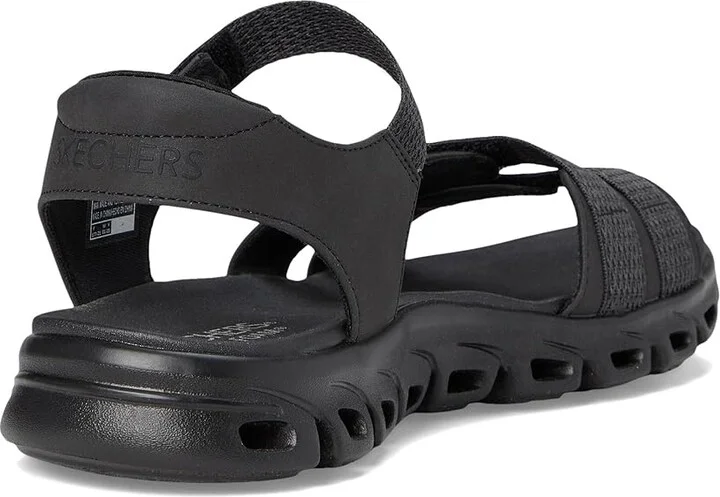 SKECHERS Glide-Step - Count On Me Women's Sandals Black/Black : 10 B - Medium - Image 4