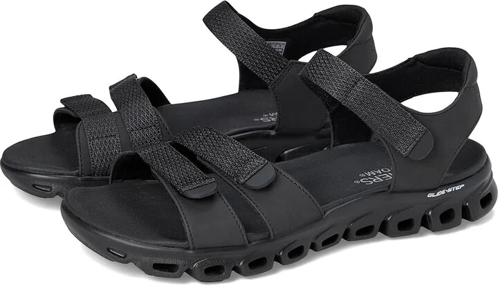 SKECHERS Glide-Step - Count On Me Women's Sandals Black/Black : 10 B - Medium