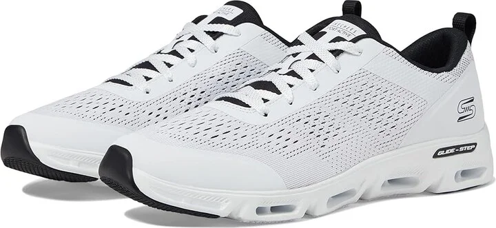 SKECHERS Glide Step Gratifiy Lume Women's Shoes White Black : 7 B - Medium