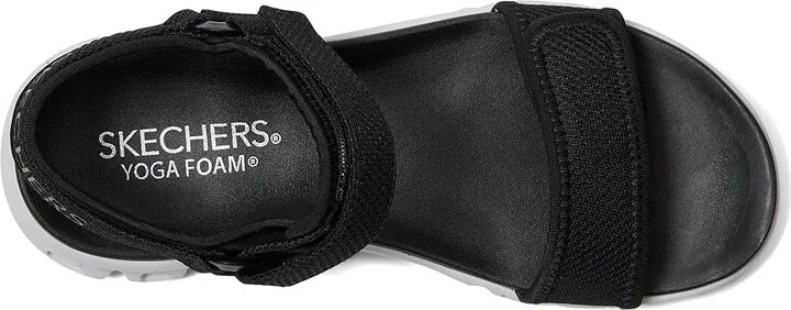 SKECHERS Glide-Step - New Flow Women's Sandals Black : 6 B - Medium, Synthetic - Image 2