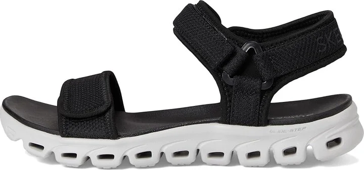 SKECHERS Glide-Step - New Flow Women's Sandals Black : 6 B - Medium, Synthetic - Image 6