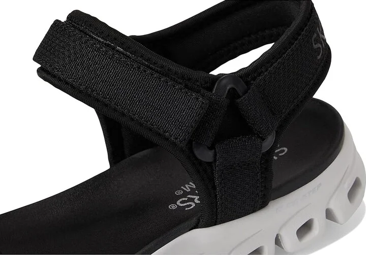 SKECHERS Glide-Step - New Flow Women's Sandals Black : 6 B - Medium, Synthetic - Image 7