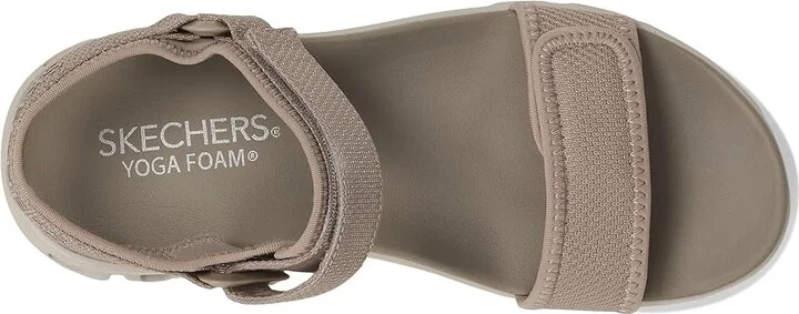 SKECHERS Glide-Step - New Flow Women's Sandals Taupe : 11 B - Medium, Synthetic - Image 2