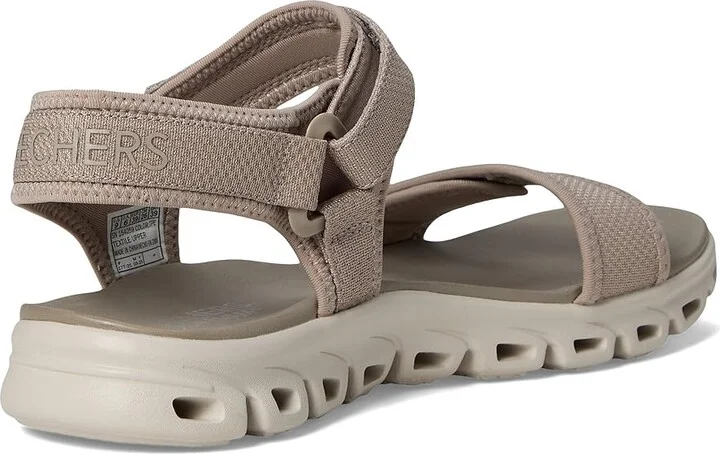 SKECHERS Glide-Step - New Flow Women's Sandals Taupe : 11 B - Medium, Synthetic - Image 4