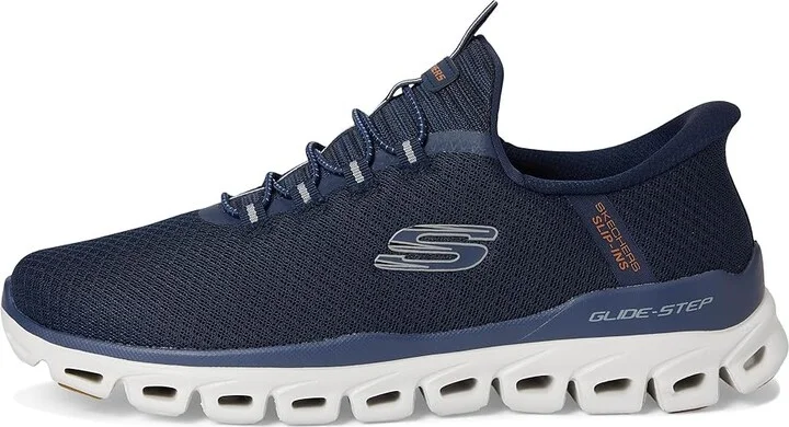 SKECHERS Glide-Step Noxus Hands Free Slip-in Men's Shoes Navy : 8 D - Medium - Image 6