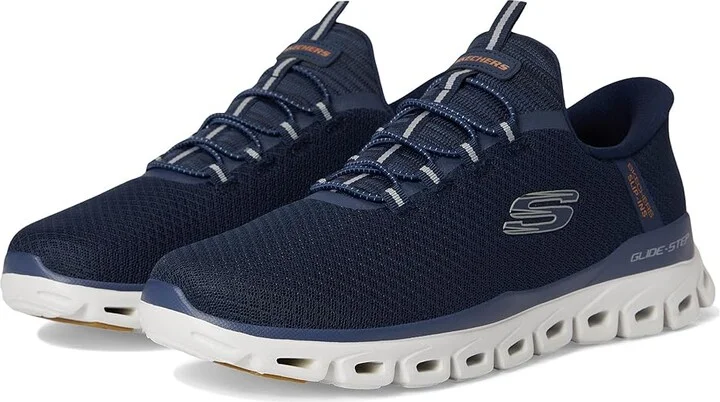 SKECHERS Glide-Step Noxus Hands Free Slip-in Men's Shoes Navy : 8 D - Medium