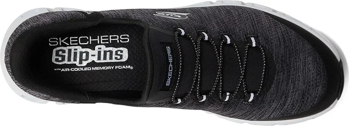 SKECHERS Glide Step Peak Hands Free Slip-Ins Women's Shoes Black White : 5 B - Medium, Synthetic - Image 2