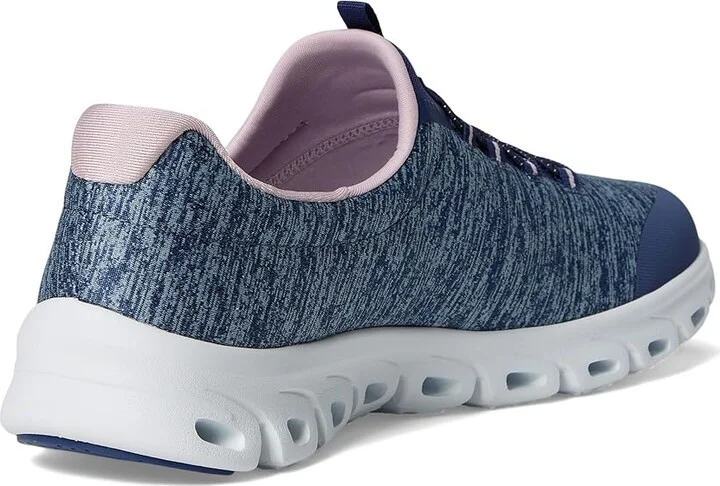 SKECHERS Glide Step Persistence Women's Shoes Navy Purple : 5 B - Medium, Synthetic - Image 4