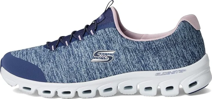 SKECHERS Glide Step Persistence Women's Shoes Navy Purple : 5 B - Medium, Synthetic - Image 6