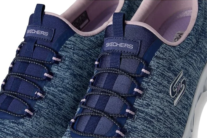 SKECHERS Glide Step Persistence Women's Shoes Navy Purple : 5 B - Medium, Synthetic - Image 7