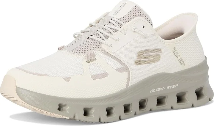 SKECHERS Glide-Step Pro Hands Free Slip-In Men's Shoes Natural : 14 D - Medium, Synthetic - Image 5