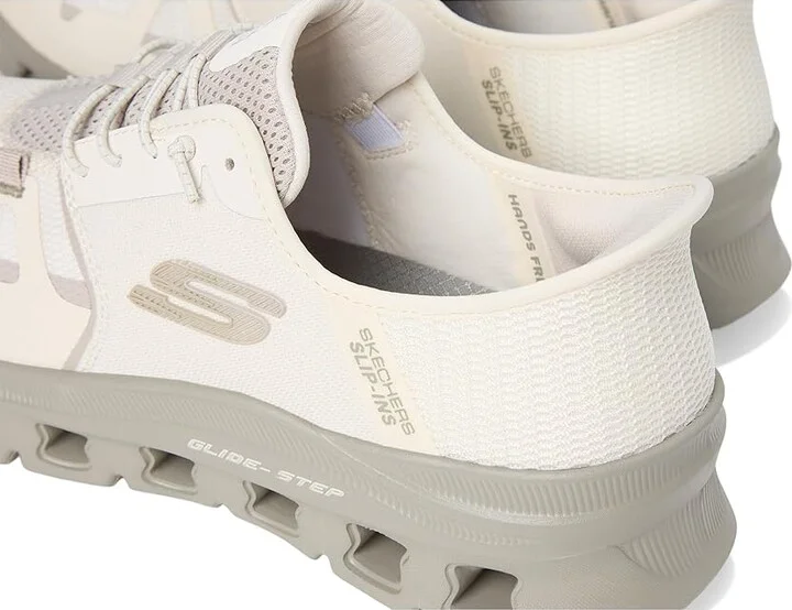SKECHERS Glide-Step Pro Hands Free Slip-In Men's Shoes Natural : 14 D - Medium, Synthetic - Image 7