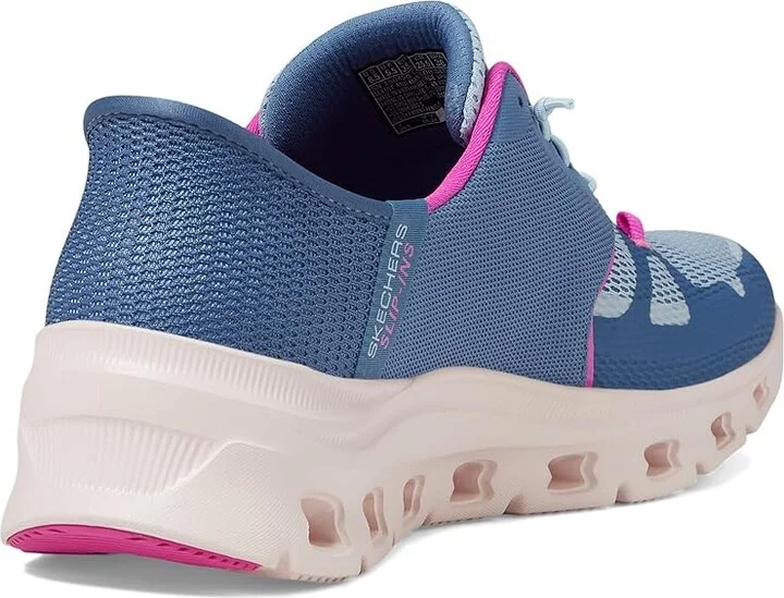 SKECHERS Glide Step Pro Hands Free Slip Ins Women's Shoes Slate Pink : 7 B - Medium, Synthetic - Image 4