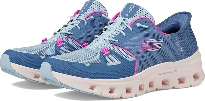 SKECHERS Glide Step Pro Hands Free Slip Ins Women's Shoes Slate Pink : 7 B - Medium, Synthetic