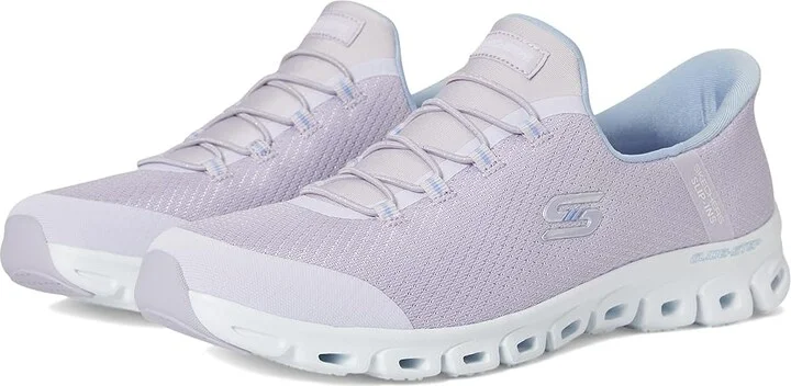 SKECHERS Glide Step Pursuit Hands Free Slip-Ins Women's Shoes Lavender : 5 B - Medium, Rubber