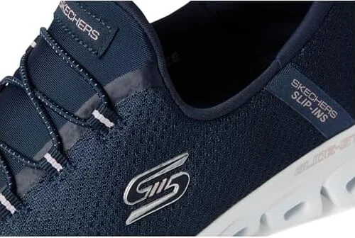 SKECHERS Glide Step Pursuit Hands Free Slip-Ins Women's Shoes Navy : 5 B - Medium, Rubber - Image 7