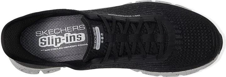 SKECHERS Glide-Step Rainy Day - HANDS FREE SLIP-INS Women's Shoes Black : 8 B - Medium - Image 2