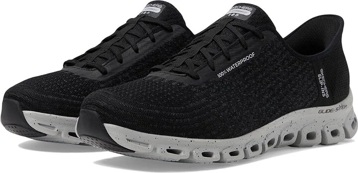 SKECHERS Glide-Step Rainy Day - HANDS FREE SLIP-INS Women's Shoes Black : 8 B - Medium