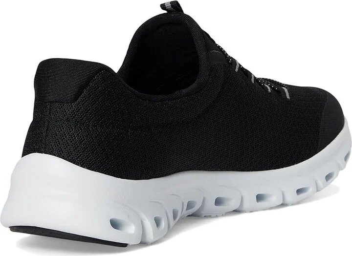 SKECHERS Glide Step Resilience Women's Shoes Black White : 5 B - Medium, Lace/Mesh/Rubber - Image 4