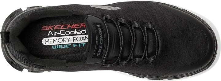 SKECHERS Glide-Step Ryla Men's Shoes Black/Black : 7 EE - Wide, Synthetic - Image 2