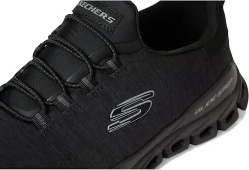 SKECHERS Glide-Step Ryla Men's Shoes Black/Black : 7 EE - Wide, Synthetic - Image 7