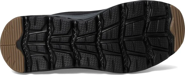 SKECHERS Glide-Step Sole Hands Free Slip-in Men's Shoes Black/Charcoal : 8.5 EE - Wide, Rubber - Image 3