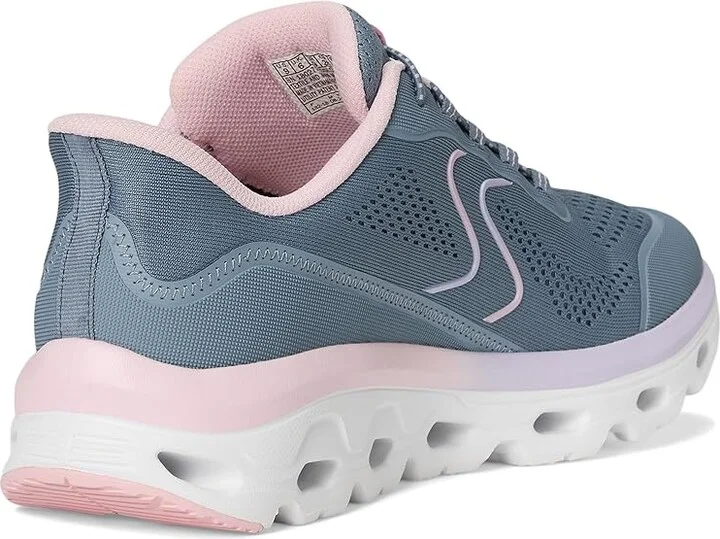 SKECHERS Glide Step Sole Hands Free Slip-Ins Women's Shoes Slate/Taupe : 7 B - Medium, Mesh - Image 4