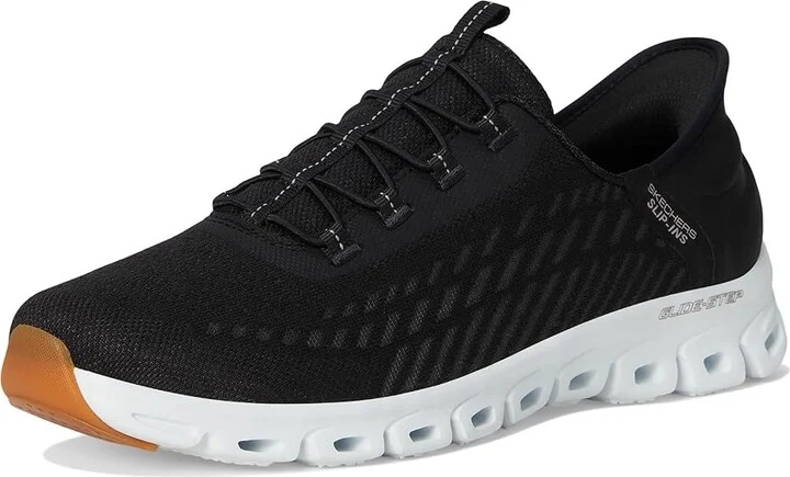 SKECHERS Glide Step Tranquility Hands Free Slip-Ins Women's Shoes Black/White : 5 B - Medium, Synthetic - Image 5