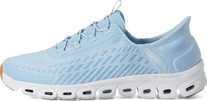 SKECHERS Glide Step Tranquility Hands Free Slip-Ins Women's Shoes Light Blue : 5 B - Medium, Synthetic - Image 6