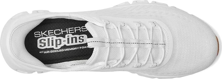 SKECHERS Glide Step Tranquility Hands Free Slip-Ins Women's Shoes White Black : 5 B - Medium, Synthetic - Image 2