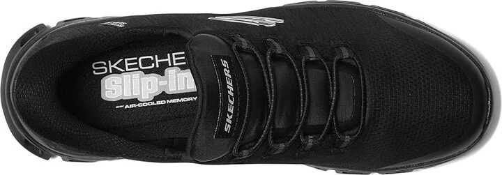 SKECHERS Glide-Step Zefyr Hands Free Slip-in Men's Shoes Black : 13 D - Medium - Image 2