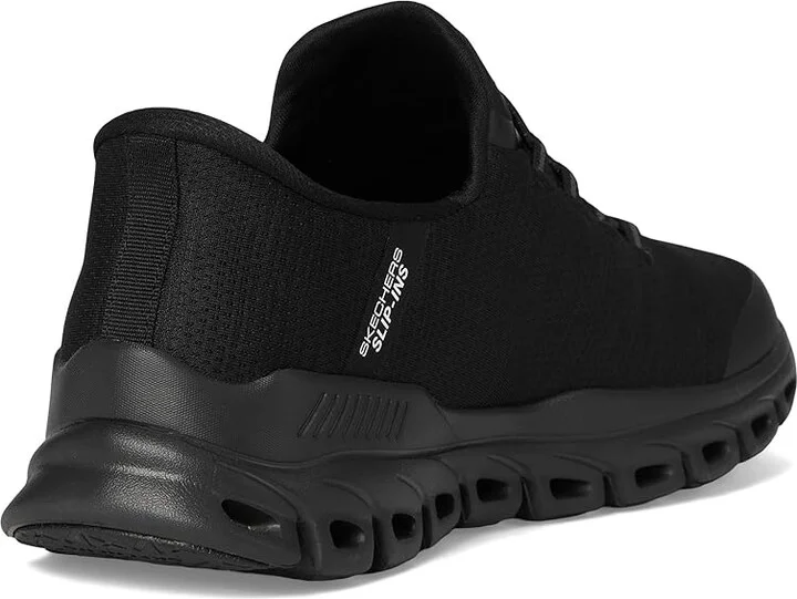 SKECHERS Glide-Step Zefyr Hands Free Slip-in Men's Shoes Black : 13 D - Medium - Image 4