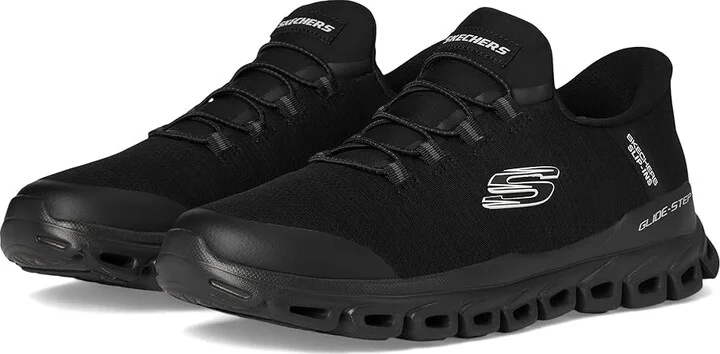 SKECHERS Glide-Step Zefyr Hands Free Slip-in Men's Shoes Black : 13 D - Medium