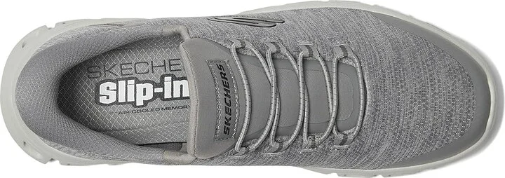 SKECHERS Glide-Step Zefyr Hands Free Slip-in Men's Shoes Gray : 9.5 D - Medium - Image 2