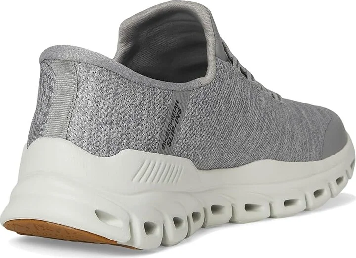 SKECHERS Glide-Step Zefyr Hands Free Slip-in Men's Shoes Gray : 9.5 D - Medium - Image 4