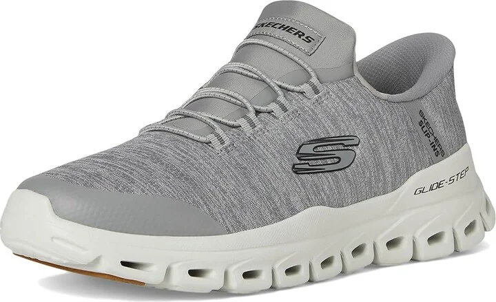 SKECHERS Glide-Step Zefyr Hands Free Slip-in Men's Shoes Gray : 9.5 D - Medium - Image 5