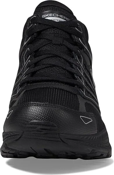 SKECHERS Go Run Consistent 2.0 - 100% Waterproof High Top Men's Shoes Black/Black : 7 D - Medium, Leather - Image 3