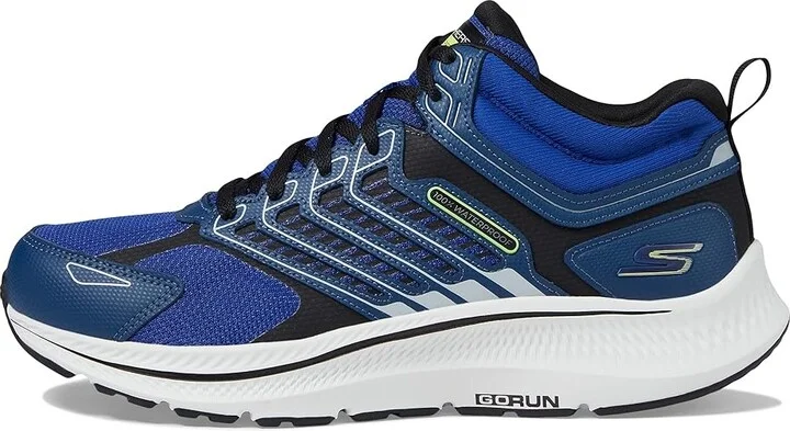 SKECHERS Go Run Consistent 2.0 - 100% Waterproof High Top Men's Shoes Blue : 8 D - Medium, Leather - Image 5