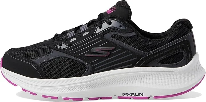 SKECHERS Go Run Consistent 2.0 Advantage Women's Shoes Black/Fuchsia : 7.5 B - Medium, Leather - Image 6