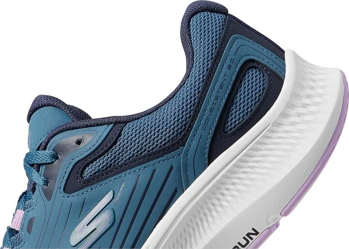 SKECHERS Go Run Consistent 2.0 Advantage Women's Shoes Blue/Purple : 5 B - Medium, Leather - Image 4