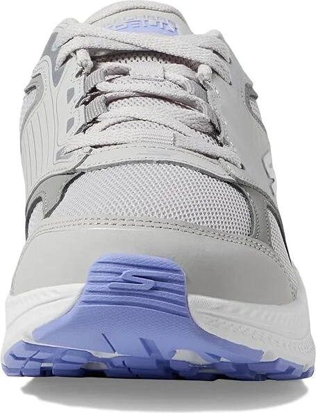 SKECHERS Go Run Consistent 2.0 Advantage Women's Shoes Gray/Lavender : 7 B - Medium, Leather - Image 3