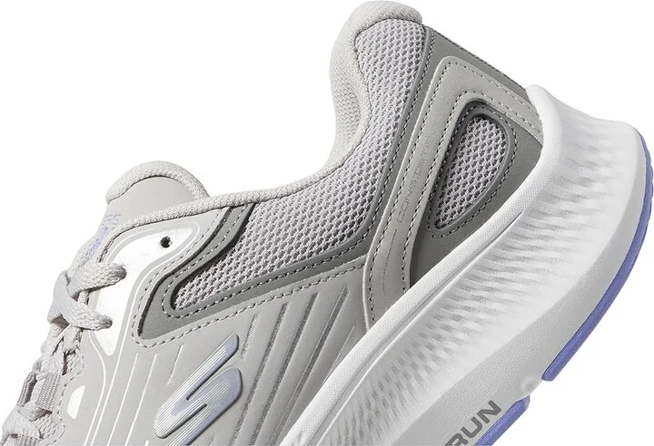 SKECHERS Go Run Consistent 2.0 Advantage Women's Shoes Gray/Lavender : 7 B - Medium, Leather - Image 4