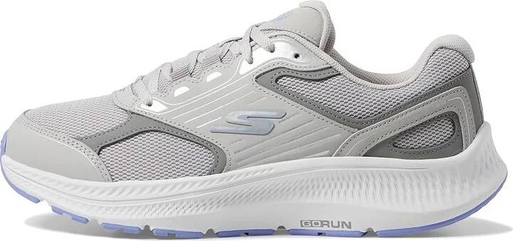 SKECHERS Go Run Consistent 2.0 Advantage Women's Shoes Gray/Lavender : 7 B - Medium, Leather - Image 6