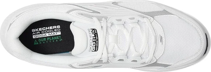 SKECHERS Go Run Consistent 2.0 Advantage Women's Shoes White/Silver : 6 B - Medium, Leather - Image 2