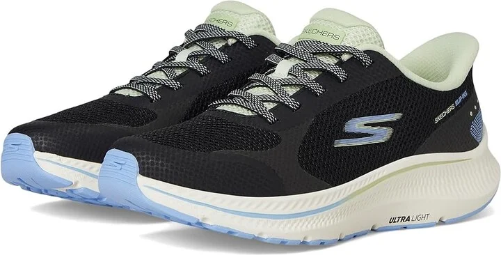 SKECHERS Go Run Consistent 2.0 Captiva Hands Free Slip-Ins Women's Shoes Black/Mint : 7.5 B - Medium