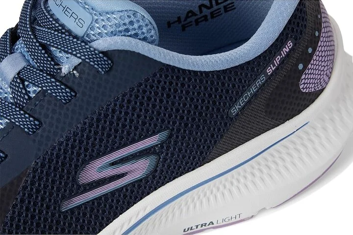 SKECHERS Go Run Consistent 2.0 Captiva Hands Free Slip-Ins Women's Shoes Navy/Lavender : 9 B - Medium - Image 7