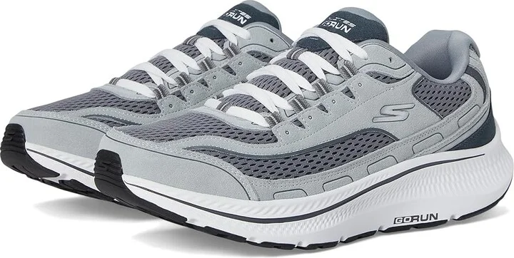 SKECHERS Go Run Consistent 2.0-D'Lites Men's Running Shoes Grey : 9.5 D - Medium, Rubber/Suede/Synthetic