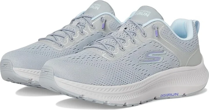 SKECHERS Go Run Consistent 2.0 Duval Women's Shoes Gray/Blue : 11 B - Medium