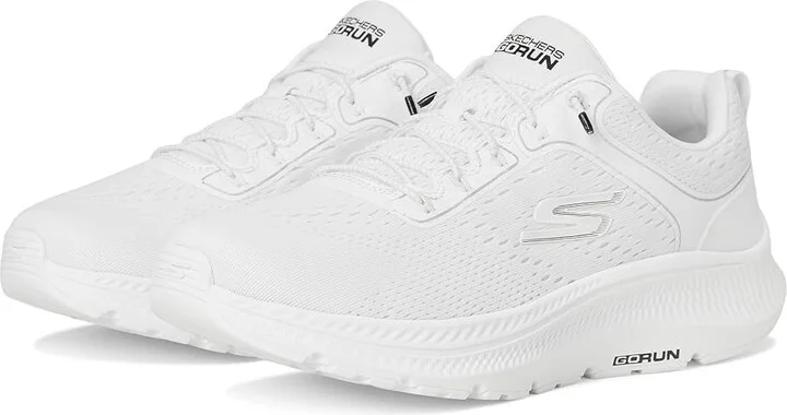 SKECHERS Go Run Consistent 2.0 Duval Women's Shoes White/Black : 6 B - Medium
