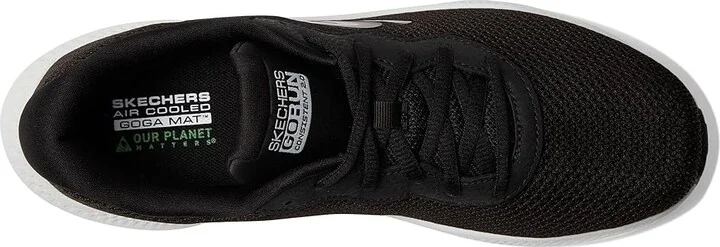 SKECHERS Go Run Consistent 2.0 Engaged Women's Shoes Black/White : 5.5 B - Medium, Textile - Image 2